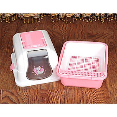 Chuồng nuôi mèo dạng Nhà vệ sinh mèo loại hộp kín có lọc khí không mùi (nhiều tùy chọn)