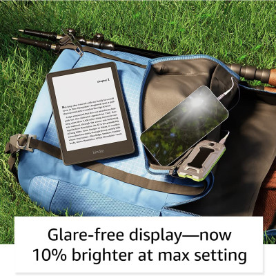 Combo Máy đọc sách All New Kindle Paperwhite 5 (11th Gen) và Bao da - Hàng nhập khẩu