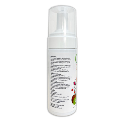 Sữa tắm khô dạng bọt Groom Foam Plotoon cho chó mèo (chai 140ml)