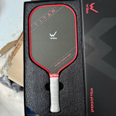 Vợt Pickleball TITAN Wi-ka mẫu ới - Mặt vợt titanium vàng bền bỉ, kiểm soát bóng và nảy bóng tốt - Hàng công ty