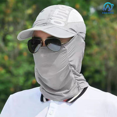 Mũ Nón Chống Nắng Ninja Fullface Kèm Khẩu Trang Lưới Vải Co Giãn Thoáng Khí Có Thể Gấp Gọn Đi Phượt Dã Ngoại Câu Cá Unisex