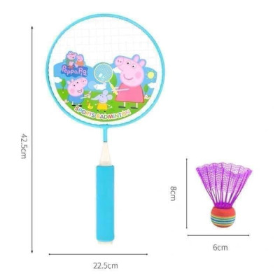 Bộ 2 Vợt Cầu Lông Cho Bé, Kích Thước 43x23cm, Tặng Kèm 2 Quả Cầu, Vợt Cầu Lông Trẻ Em, Đồ Chơi Trẻ Em HT SYS, Hàng Nhập Khẩu