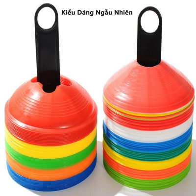 Combo 10 chiếc Cao 4.5Cm Cone nấm tập huấn luyện bóng đá , chiến thuật, Marker đá banh (ko kèm móc treo)