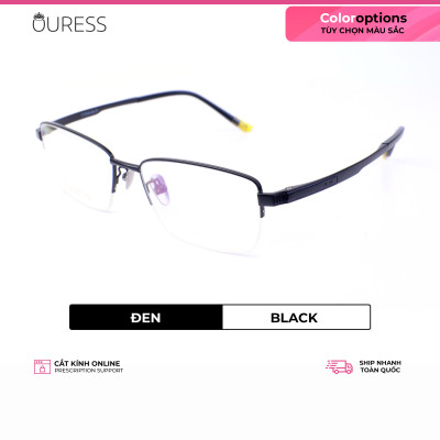 Gọng kính titanium thời trang nam siêu nhẹ siêu bền OURESS sw10007