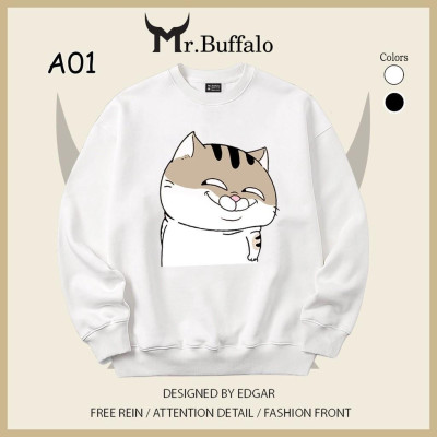 Áo Sweater Mèo Ami cute lạc lối Mr.buffalo