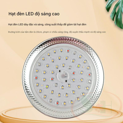 Đèn led KaoKui WRGB UFO KK50 Pro dĩa kẹp bể thủy sinh cá tép tiểu cảnh bán cạn