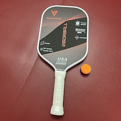 Vợt Pickleball Vigorball Professional dày 16mm nặng 230g, bề mặt carbon nhám bám bóng tặng kèm cuốn cán chặn mồ hôi tay, vợt pickleball phù hợp với mọi người chơi