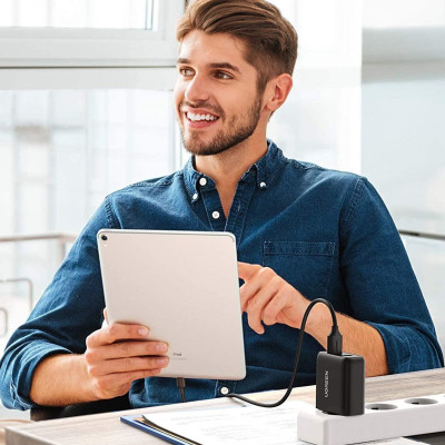 Ugreen UG10216CD161TK 36W QC3.0 2 cổng USB màu Đen Củ sạc nhanh - HÀNG CHÍNH HÃNG