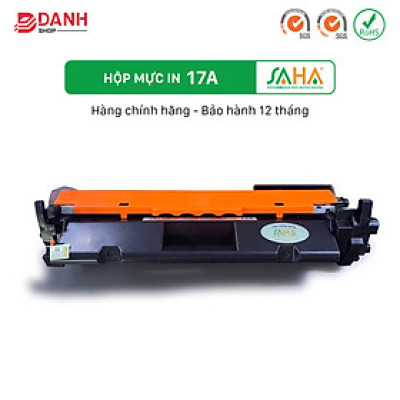 Hộp mực in SAHA 17A cho máy in HP LaserJet Pro M101 / M102, MFP M130 - Hàng chính hãng