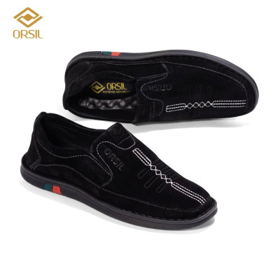 Giày da bò lộn nam cao cấp ORSIL mã DL02.