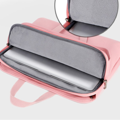 Túi xách chống sốc cho máy tính, macbook, laptop chống nước, siêu nhiều ngăn màu tím