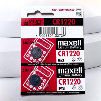 Pin CR1220 Maxell 3V Hàng Chính Hãng Made in Japan 1 Viên