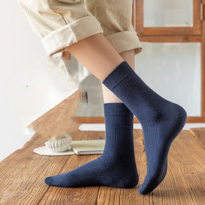 Combo 5 đôi vớ cổ cao nam công sở mẫu gân chìm, tất đi giày tây chất liệu cotton