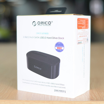 Khay Đựng Ổ Cứng Docking ORICO USB3.0/3.5/2.5 - 6218US3 - Hàng Chính Hãng