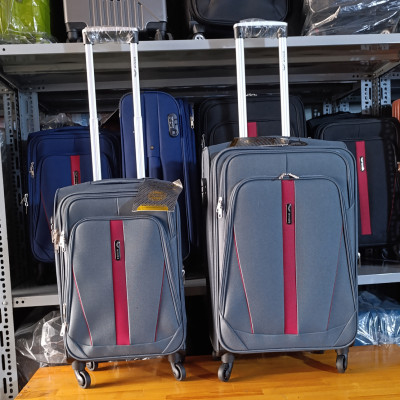 Vali vải 3 size 20 inch, 24 inch, 28 inch Với Khóa Kéo Mở Rộng 3cm Thẻ Tên Phía Sau