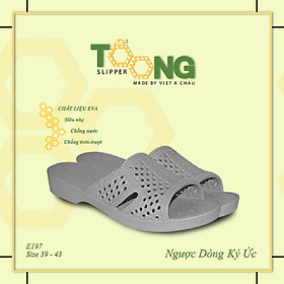 Dép tổ ong XÁM nhựa EVA siêu bền, siêu nhẹ, chống trơn trượt, đế dày (FORM LỚN ĐẶT LÙI 1-2 SIZE) Dép Nam Nữ Nhiều Màu Sắc