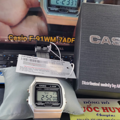 Đồng hồ Nam Casio 33 mm  F-91WM-7ADF