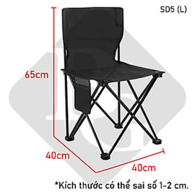BG Ghế cắm trại có túi ghế cắm trại model SD5, câu cá,dã ngoại, du lịch, có thể gập lại,( hàng nhập khẩu)