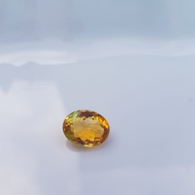Mặt Nhẫn Oval Màu Vàng Đẹp như hoa  Đá Citrine tự nhiên  Size hạt 13mm x 9,8mm x 7mm ạ