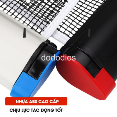 Cọc Lưới Bóng Bàn Rút Gọn Chất Liệu ABS Cao Cấp Chiều Dài Điều Chỉnh Tới 1,7m Chính Hãng dododios