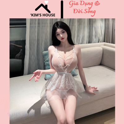 Váy Ngủ Sexy Đẹp Quyến Rũ Và Gợi Cảm,Set Đồ Ngủ Gợi Cảm, Set Áo Liền Quần Co Dãn Sexy, Váy Ngủ Có Mút Ngực Gợi Cảm C077