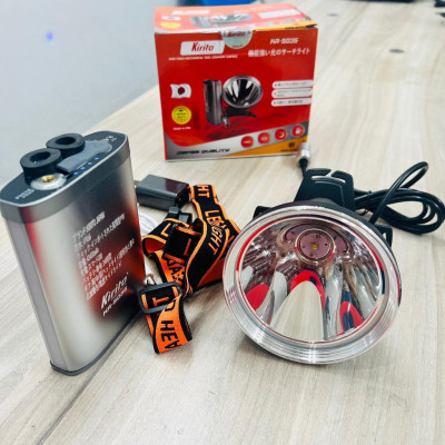 Đèn pin đội đầu siêu sáng Thương hiệu Kirito nhật bản sáng 24h liên tục,chống nước chuẩn ip67