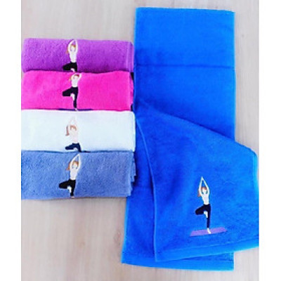 Khăn lau mồ hôi tập Yoga,Khăn cotton thể thao lau siêu  thấm mồ hôi (ảnh và video thực tế)