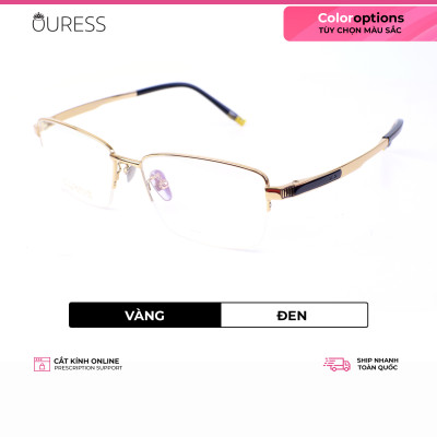 Gọng kính titanium thời trang nam siêu nhẹ siêu bền OURESS sw10007