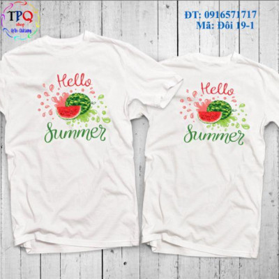 Đồ đôi đi biển mẫu mới đẹp  -HÀNG LOẠI 1( giá 1 bộ gồm 1 quần + 1 áo)