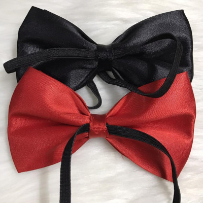 nơ đeo cổ nam 2 lớp canh to sang trọng đồng phục nhà hàng công sở TPHCM X05