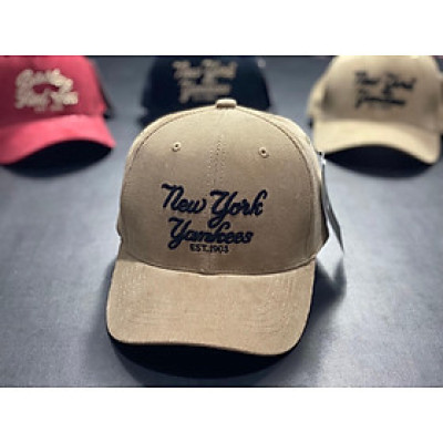 Nón kết, mũ lưỡi trai NY phối vải kaki form đẹp thời trang đường phố