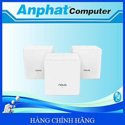 Bộ 3 Cái Phát Wifi Dạng Lưới Mesh Tenda Nova MW3 AC1200 - Hàng Chính Hãng