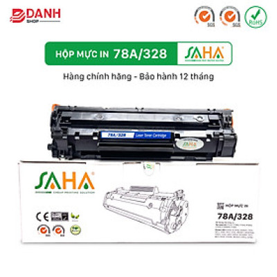 Mực in SAHA 78A/328 ( Có Chip ) - Hàng chính hãng