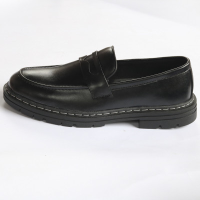 Giày Tây Nam Không Dây Da Mềm Đế Khâu Mã GC01