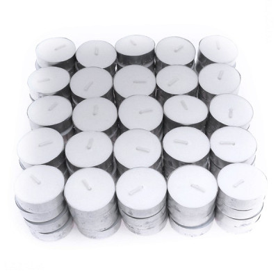 Hộp 50 viên nến tealight cháy 4h không mùi, không khói 