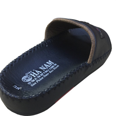 Dép Nam Quai Ngang Da Bò Thật HÀ NAM Cao Cấp DN266