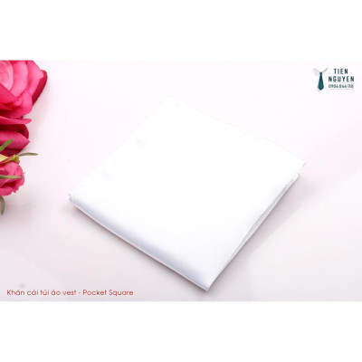 Khăn Cài Túi Áo Vest - Pocket Square - Phụ Kiện Cài Áo trơn màu