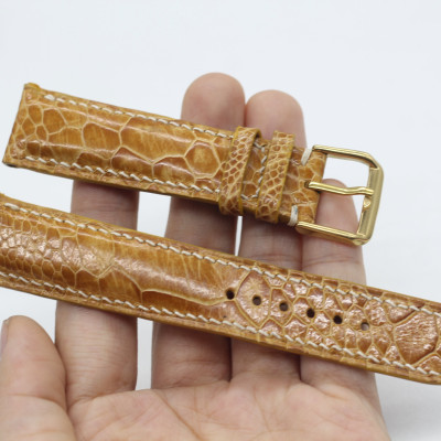 dây da đồng hồ, dây đồng hồ da chân đà điểu dành cho mọi đồng hồ hoàn thiện thủ công,kèm khóa cao cấp