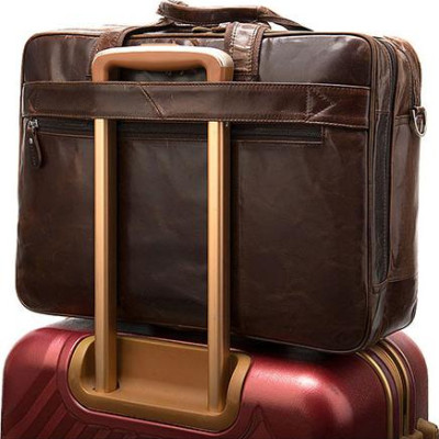 Cặp nam công sở da bò cao cấp BHM9205 Túi xách nam.Vừa laptop đến 17inch.