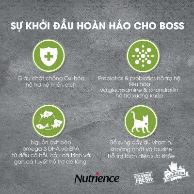 Thức Ăn Cho Mèo Trưởng Thành Nutrience Infusion Bao 2.27kg - Thịt Gà, Rau Củ & Trái Cây Tự Nhiên