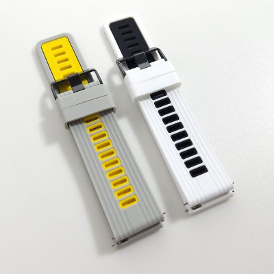 Dây đồng hồ silicon khóa đen dành cho Samsung galaxy watch 3 41mm / 45mm