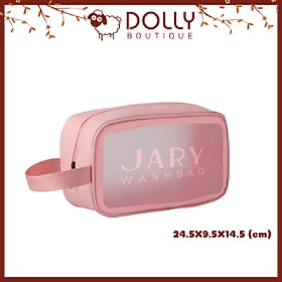 Túi đựng mỹ phẩm trong suốt JARY Wash Bag Size M - 24.5X9.5X14.5 CM