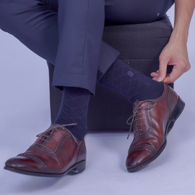 Hộp 5 đôi tất vớ đi giày tây nam công sở cổ cao MRM Manlywear, sợi cotton organic cao cấp thoáng khí, chống hôi chân