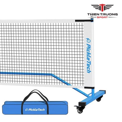 Trụ lưới di động Pickleball X-ACE dài 6,7m rộng 91cm, kết hợp 4 bánh xe có khóa 360° di chuyển và cố định thuận tiện