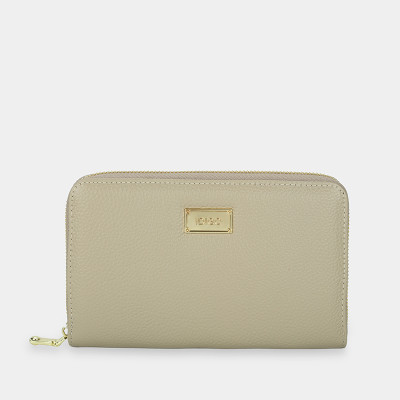 Ví nữ da thật cầm tay, ví da nam nữ nhiều ngăn, đựng vừa passport tích hợp công nghệ RFID Blocking IDIGO FW1 - 4311