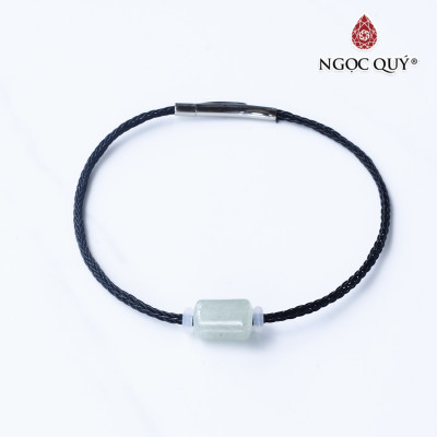 Vòng dây thép đá thạch anh dâu xanh aventurine mệnh hỏa, mộc - Ngọc Quý Gemstones