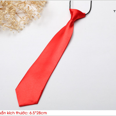 Cà vạt nữ thắt sẵn bản nhỏ 6*26cm- cavat vạt thắt sẵn