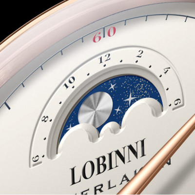 Đồng hồ nam chính hãng LOBINNI L13022-5,kính sapphire,chống xước,chống nước 50m,Bh 24 tháng,máy cơ (automatic)