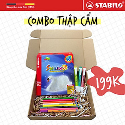 [GIÁ SỐC 199K] Combo THẬP CẨM 12 món sản phẩm STABILO