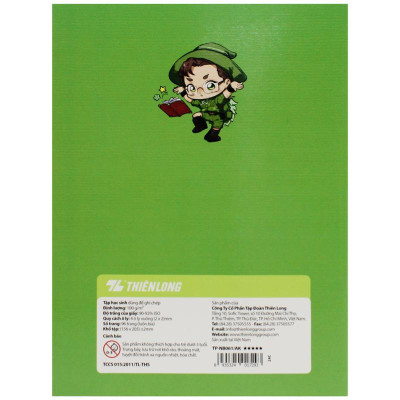 Tập Học Sinh Akooland Thế Giới Học Cụ Thần Kỳ - 4 Ô Ly - 96 Trang 100gsm - Thiên Long TP-NB061/AK (Mẫu Màu Giao Ngẫu Nhiên)